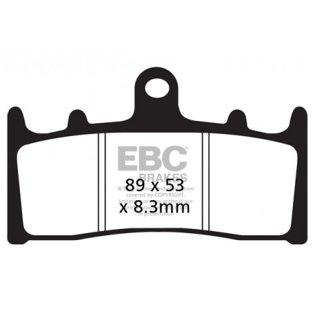 Brzdy EBC Moto EBC Brzdové obložení EPFA Extreme Pro Sintered EPFA188HH | race-shop.cz