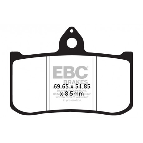 Brzdy EBC Moto EBC Brzdové obložení EPFA EPFA239HH | race-shop.cz