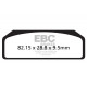 Brzdy EBC Moto EBC Brzdové obložení GPFAX Sintered Race GPFAX442/4HH | race-shop.cz