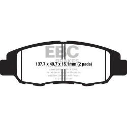 EBC Brzdové obložení Organic FA FA670