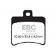 Brzdy EBC Moto EBC Brzdové obložení Organic SFA298 | race-shop.cz