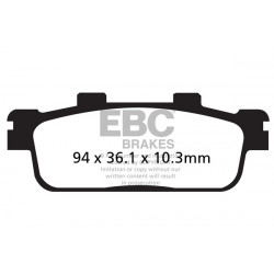 EBC Brzdové obložení Organic FA427TT