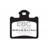 EBC Brzdové obložení Organic FA602TT