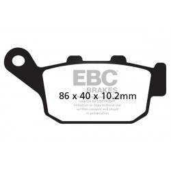 EBC Brzdové obložení Organic FA FA140