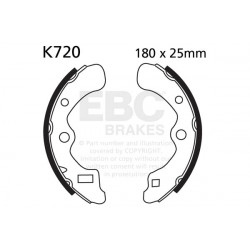 EBC Brzdové čelisti Plain K720