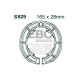 Brzdy EBC Moto EBC Brzdové čelisti Plain S629 | race-shop.cz