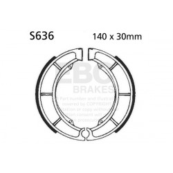 EBC Sada brzdové čeľuste Organic S636