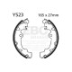 Brzdy EBC Moto EBC Brzdové čelisti Plain Y523 | race-shop.cz