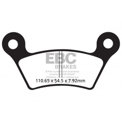 EBC Brzdové obložení Organic FA473