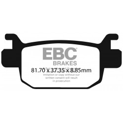 EBC Brzdové obložení Organic FA698