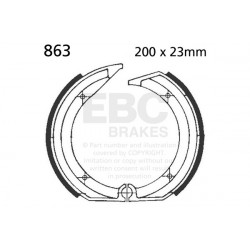 EBC Zadné Brzdové obložení Organic 805
