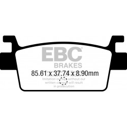 EBC Brzdové obložení Organic SFA719