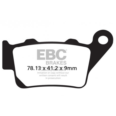 Brzdy EBC Moto EBC Brzdové obložení FA213HH | race-shop.cz