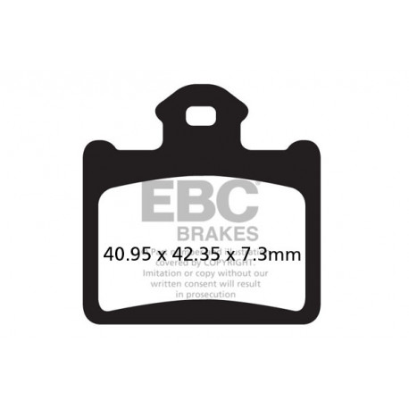 Brzdy EBC Moto EBC Brzdové obložení FA602R | race-shop.cz