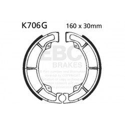 EBC Brzdové čelisti Grooved K706G