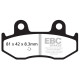 Brzdy EBC Moto EBC Brzdové obložení SFAHH Scooter Sintered SFA411HH | race-shop.cz