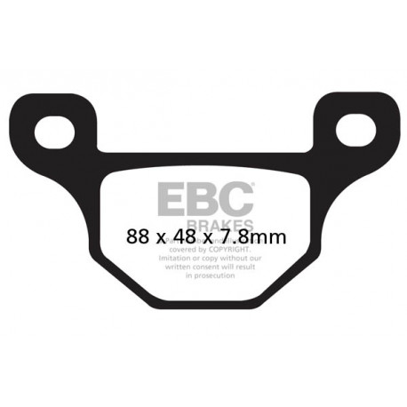 Brzdy EBC Moto EBC Parkovací brzda FA481 | race-shop.cz