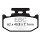 Brzdy EBC Moto EBC Parkovací brzda FA497TT | race-shop.cz