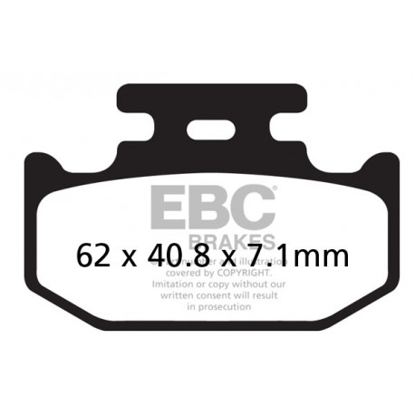 Brzdy EBC Moto EBC Parkovací brzda FA497TT | race-shop.cz