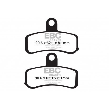 Brzdy EBC Moto EBC Brzdové obložení FA457VLD | race-shop.cz