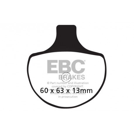 Brzdy EBC Moto EBC Brzdové obložení FA094HH | race-shop.cz