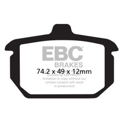 EBC Brzdové obložení Organic FA FA078