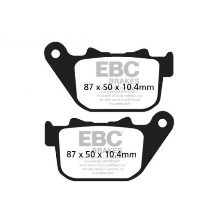 Brzdy EBC Moto EBC Brzdové obložení FA387 | race-shop.cz