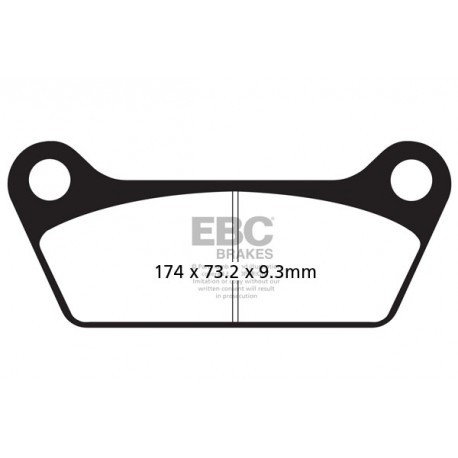 Brzdy EBC Moto EBC Brzdové obložení FA079 | race-shop.cz