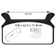 Brzdy EBC Moto EBC Brzdové obložení FA201V | race-shop.cz