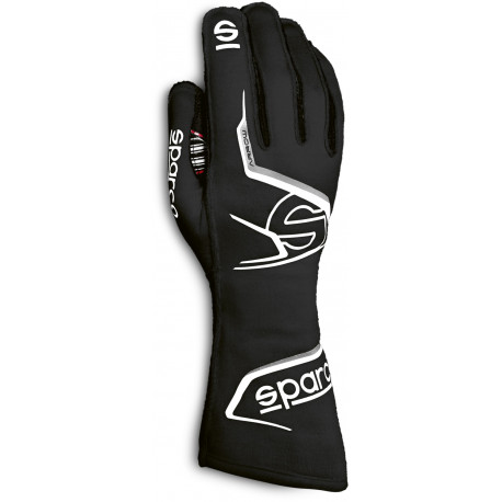Rukavice FIA závodní rukavice Sparco ARROW (vnější šití), černá/šedá | race-shop.cz