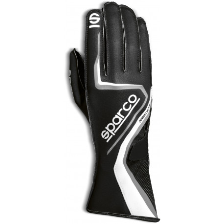 Rukavice Kartingové rukavice Sparco RECORD (vnější šití), černá/šedá | race-shop.cz