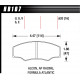Brzdové desky HAWK performance brzdové destičky Hawk HB107S.620, Street performance, min-max 65° C-370° | race-shop.cz