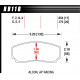 Brzdové desky HAWK performance brzdové destičky Hawk HB110F.654, Street performance, min-max 37 ° C-370 ° C | race-shop.cz