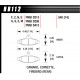 Brzdové desky HAWK performance Zadní brzdové destičky Hawk HB112E.540, Race, min-max 37 ° C-300 ° C | race-shop.cz