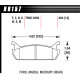 Brzdové desky HAWK performance Zadní brzdové destičky Hawk HB157W.484, Race, min-max 37 ° C-650 ° C | race-shop.cz
