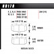 Brzdové desky HAWK performance Přední brzdové destičky Hawk HB178G.564, Race, min-max 90 ° C-465 ° C | race-shop.cz