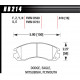 Brzdové desky HAWK performance Přední brzdové destičky Hawk HB214E.618, Race, min-max 37 ° C-300 ° C | race-shop.cz