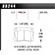 Brzdové desky HAWK performance brzdové destičky Hawk HB244E.624, Race, min-max 37 ° C-300 ° C | race-shop.cz