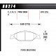 Brzdové desky HAWK performance Přední brzdové destičky Hawk HB274E.610, Race, min-max 37 ° C-300 ° C | race-shop.cz