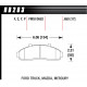 Brzdové desky HAWK performance Přední brzdové destičky Hawk HB283P.650, Street performance, min-max 37 ° C-400 ° C | race-shop.cz