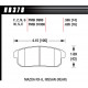 Brzdové desky HAWK performance Zadní brzdové destičky Hawk HB378F.565, Street performance, min-max 37 ° C-370 ° C | race-shop.cz