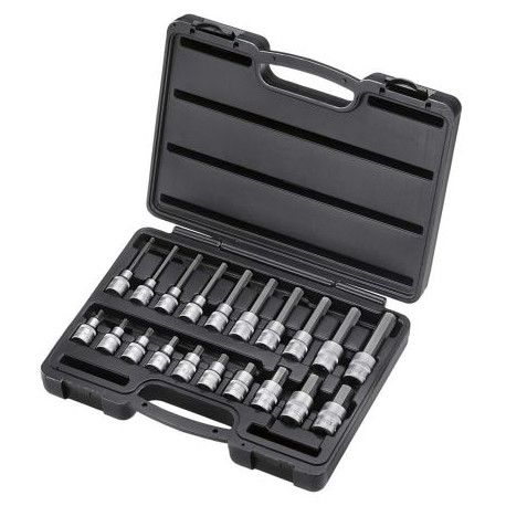 Sady šroubováků FORCE 1/2 - 20 dílná sada nástrčných hlavic typu imbus | race-shop.cz