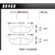 Brzdové desky HAWK performance Zadní brzdové destičky Hawk HB456Y.705, Street performance, min-max 37° C-370° C | race-shop.cz