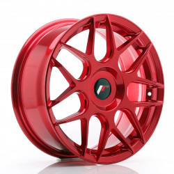 Japan Racing JR18 17x7 ET40 BLANK, Platinum Red