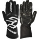 Závodní rukavice RACES PREMIUM EVO II SILICONE (vnitřní šití), černá