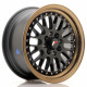 ALU disky Japan Racing JR Wheels JR10 15x7 ET30 4x100/108 Matt Black Bronze Lip | race-shop.cz