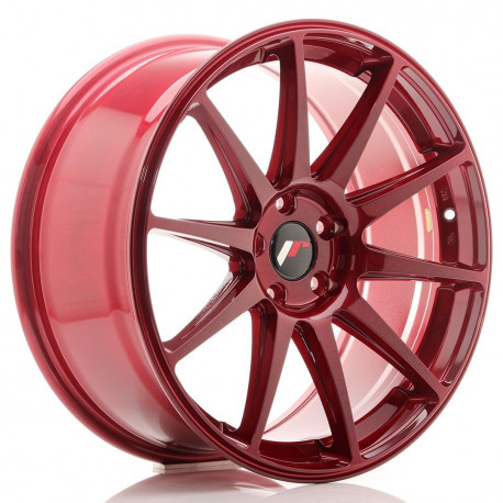 Hliníkové disky Japan Racing JR11 19x8,5 ET40 5x112 Platinum Red | race-shop.cz