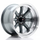 Hliníkové disky Japan Racing JR19 15x9 ET-13 4x100/114 Gun Metal | race-shop.cz