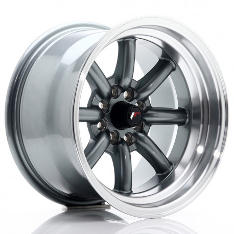 Hliníkové disky Japan Racing JR19 15x9 ET-13 4x100/114 Gun Metal | race-shop.cz