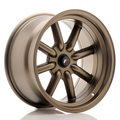 Hliníkové disky Japan Racing JR19 17x9 ET-25-(-10) BLANK, Matt Bronze | race-shop.cz